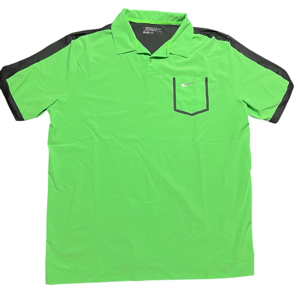 Nike Men’s Golf Tour Performance Dri-Fit Polo Shirt Volt Green/Black Size XL